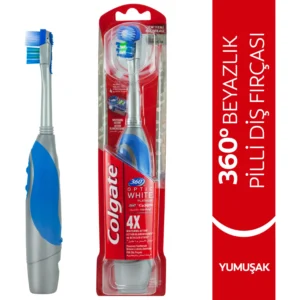 Colgate 360 Pilli Optik Beyaz Platinum Beyazlatıcı Yumuşak Diş Fırçası