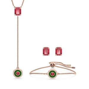 Swarovski Alea Set, Renkli, Pembe Altin Rengi Kaplama - 5649791