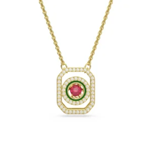 Swarovski Alea Kolye, Renkli, Sari Altin Rengi Kaplama - 5649785