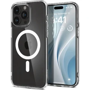 Spigen Apple iPhone 15 Pro Kılıf Ultra Hybrid Magfit (Magsafe Uyumlu) White - ACS06715