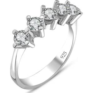 Swarovski Beş Taş Yüzük 43