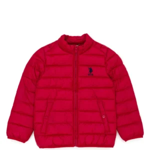 U.S. Polo Assn. Erkek Çocuk Kırmızı Mont
